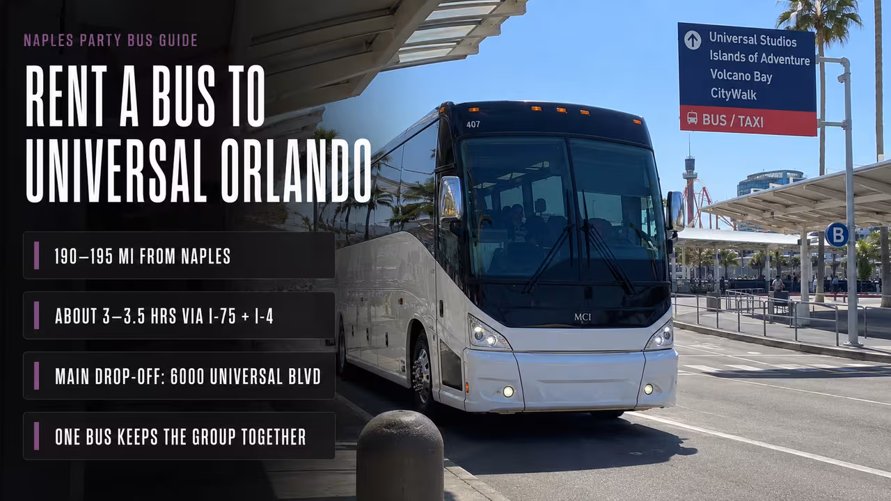 Rent a Bus to Universal Orlando