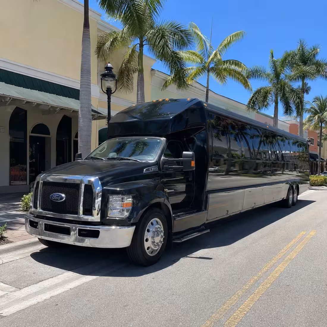 50 Passenger Party Bus Exterior