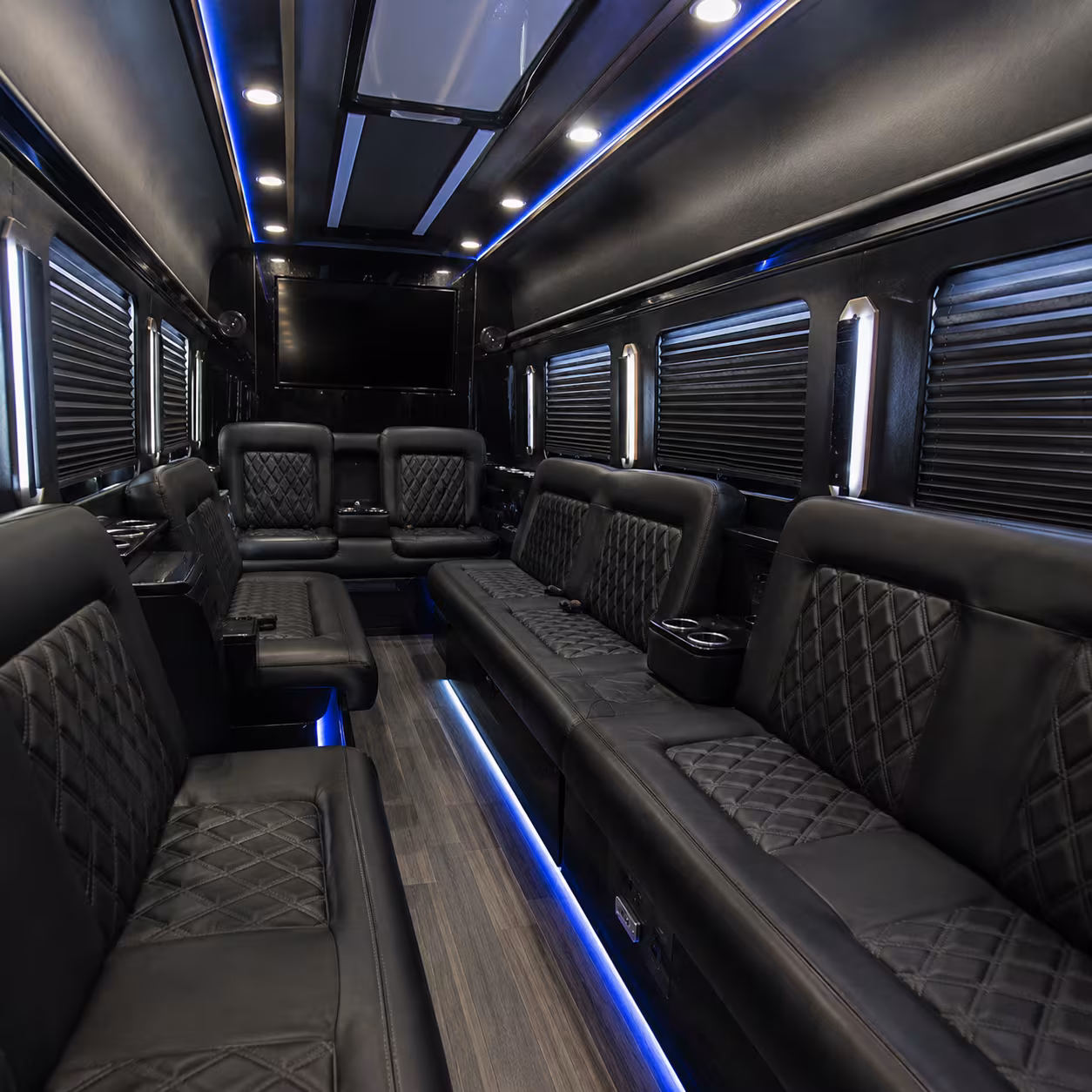 14 Passenger Sprinter Limo Interior