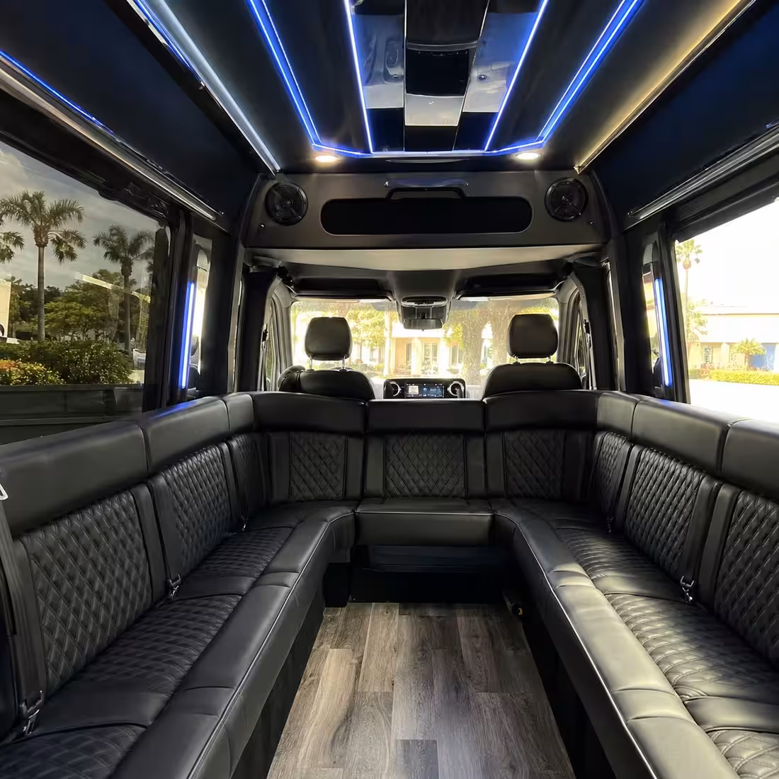 14 Passenger Sprinter Limo Interior