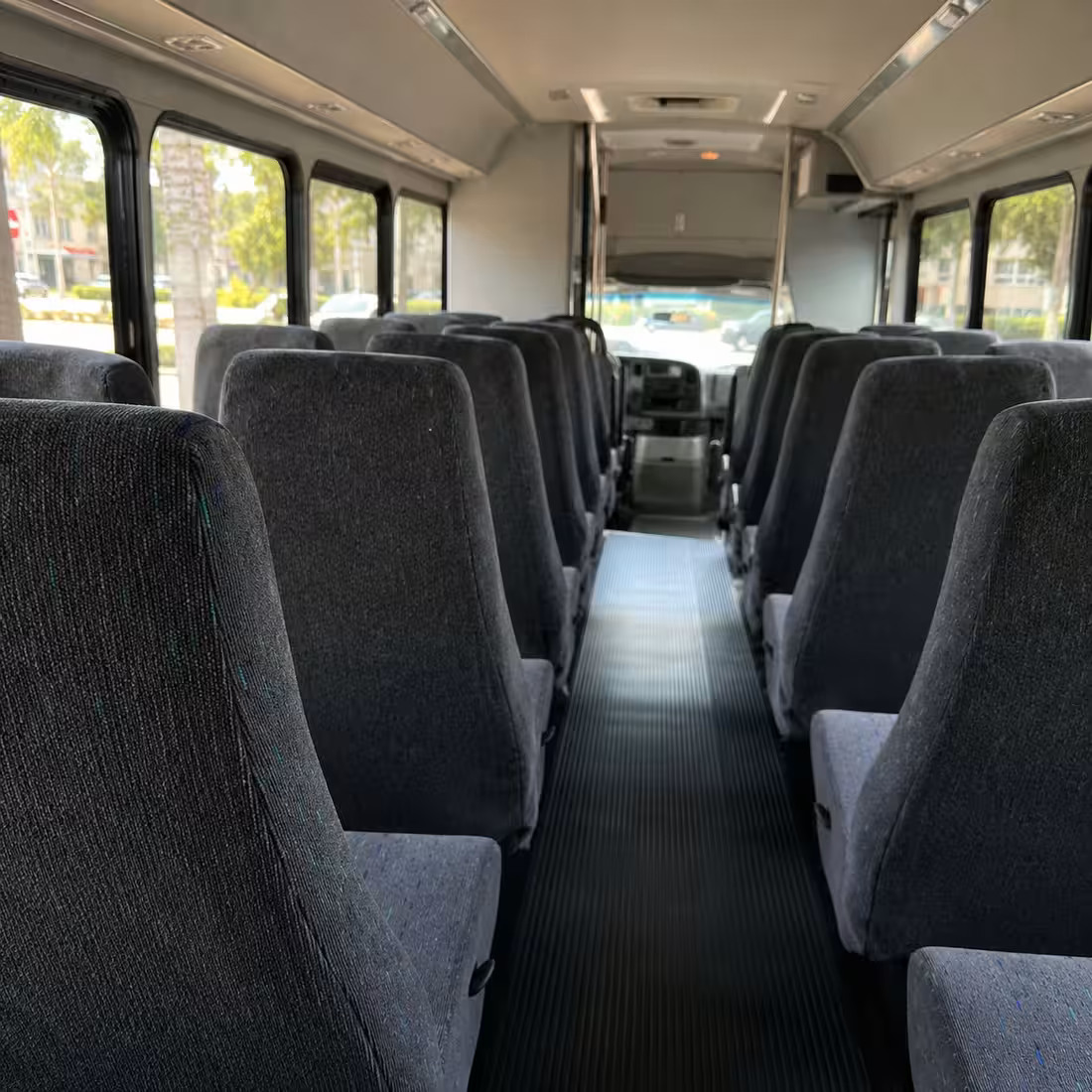 15-35 Passenger Minibus Interior